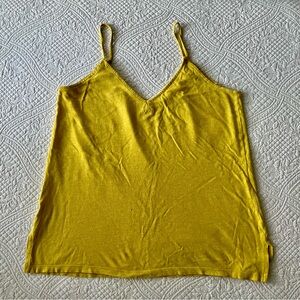Yellow Spaghetti Strap Top